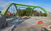 Budowa nowego mostu nad Rudą.