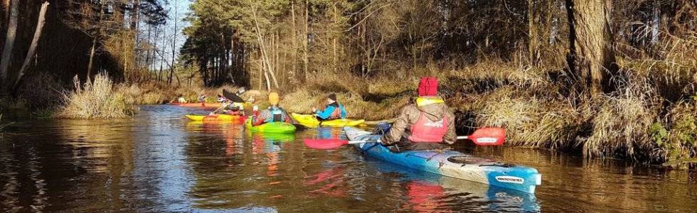 Rzeka Drzewiczka na trasie Petrykozy - Opoczno (13 km)