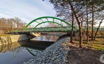 Nowy most nad rzeką Ruda.