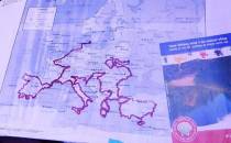 mapa przebytej drogi przez Frederica