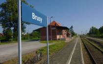 Dworzec kolejowy w Brusach