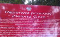 Wejście do Rezerwatu Zielona Góra