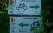 Trasa łączy się z rowerowym Szlakiem Kłodawskim