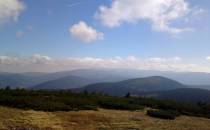 widok z Keprnika w stronę Cernvenej Hory