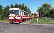 pociąg ze Sztutowa do Mikoszewa na prawy brzeg