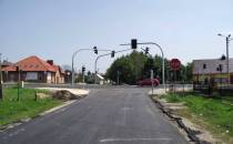 Skrzyżowanie z drogą główną Sandomierz-Tarnobrzeg
