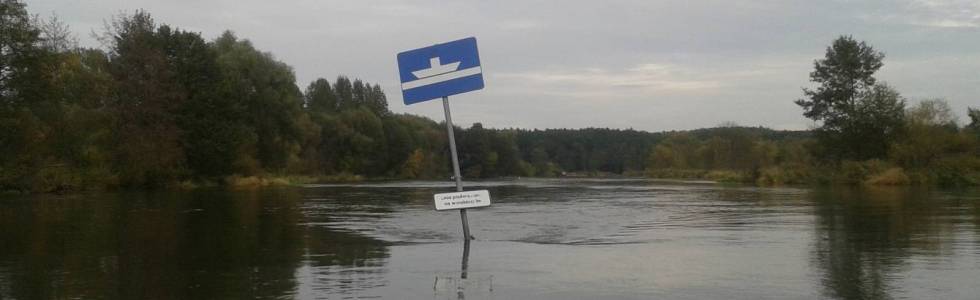 Rzeka Pillica na trasie Zakościele - Domaniewice