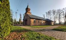 Piastów - dawny zbór drewniany