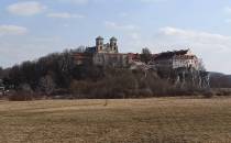 widok z Piekar na opactwo benedyktynów w Tyńcu