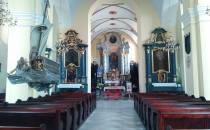 Wnętrze kościoła pofranciszkańskiego