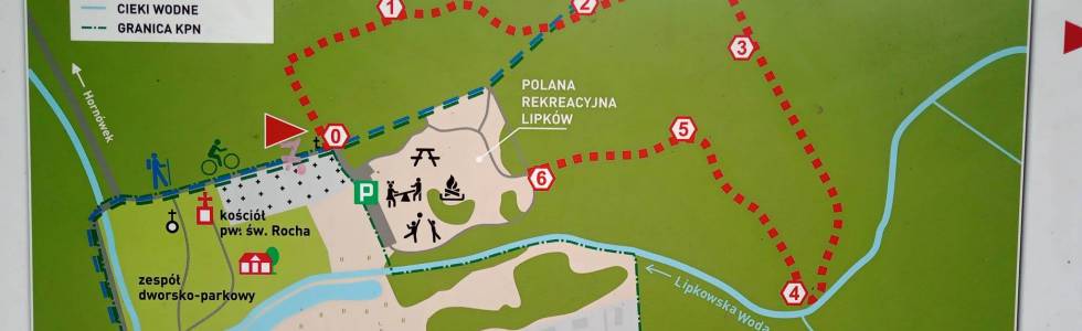 Lipków - okolice polany wypoczynkowej