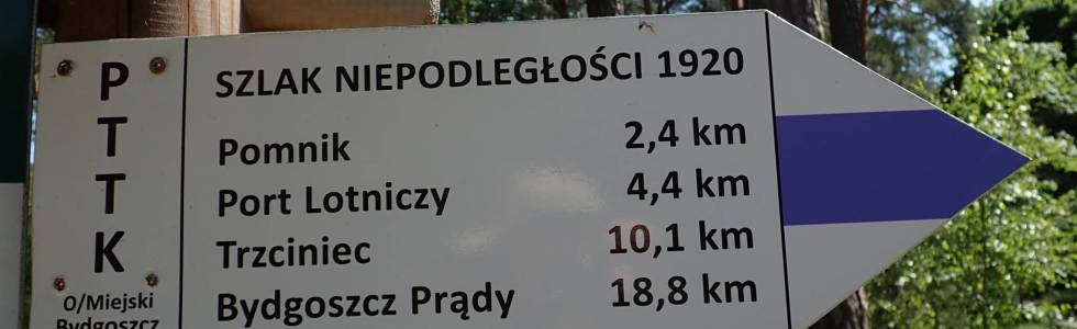 Szlak Niepodległości 1920 (Bydgoszcz) - Pieszy Niebieski ver. 2021