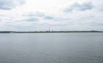 Widok na Jezioro Tarnobrzeskie z tarasu widokowego